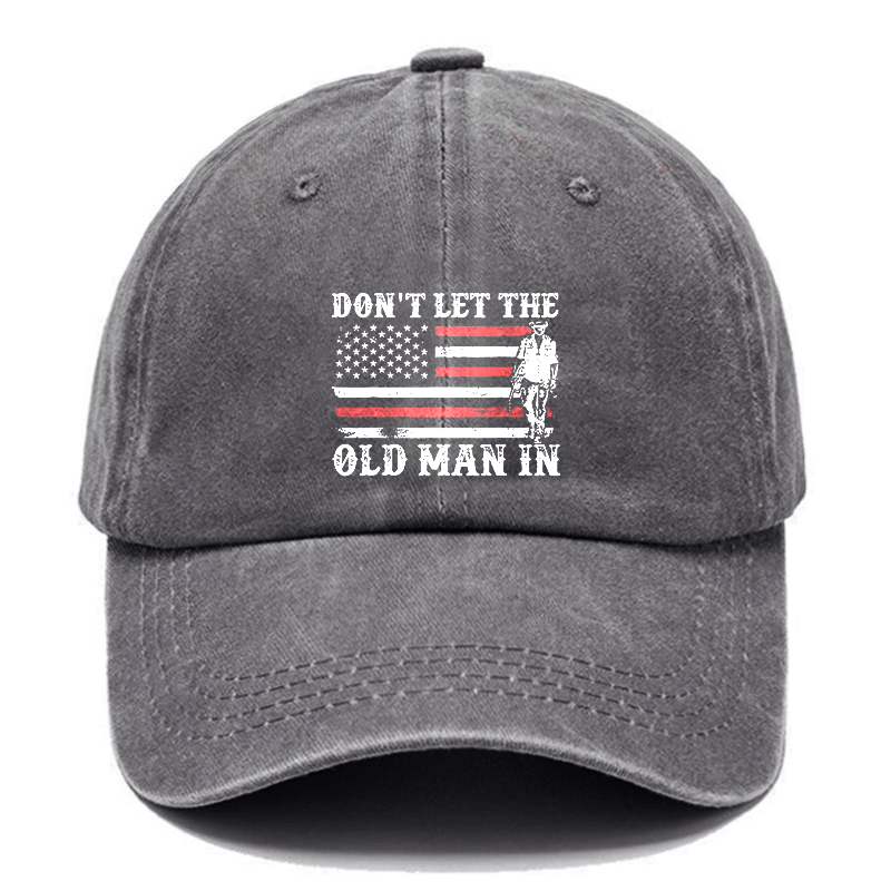 Maturelion Don't Let The Old Man In USA Flag Cap