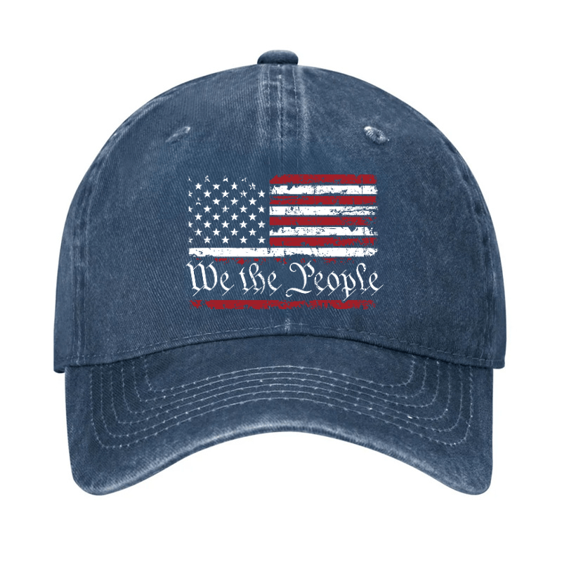 We The People American Flag Cap