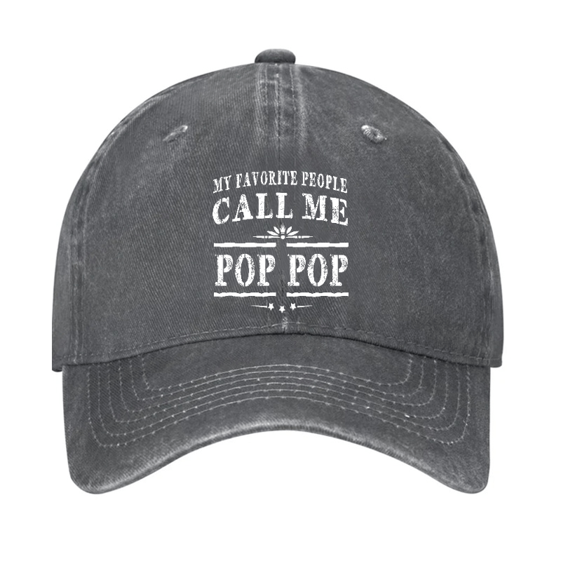 Pop Pop Gifts Grandpa Fathers Day Cap