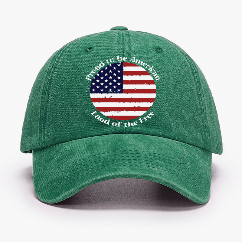 Men's Proud To Be American Land Of The Free Cap