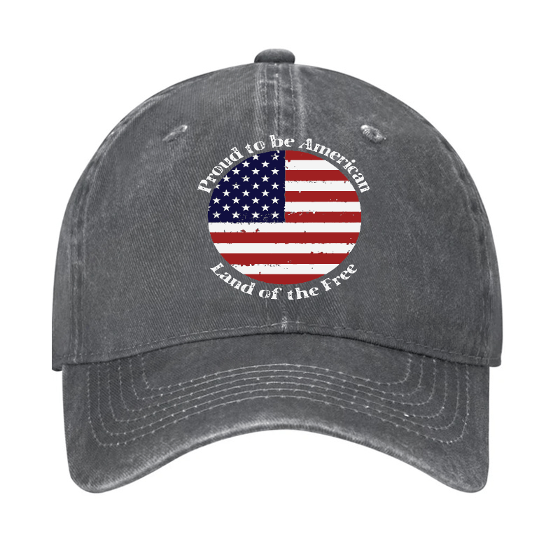 Men's Proud To Be American Land Of The Free Cap