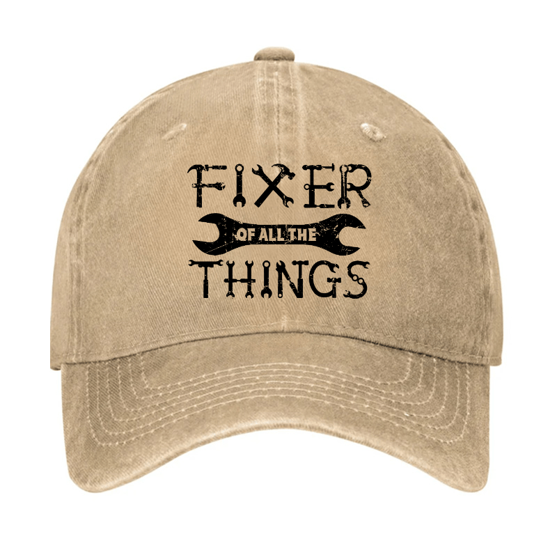 Fixer Of All The Things Funny Mechainc Cap