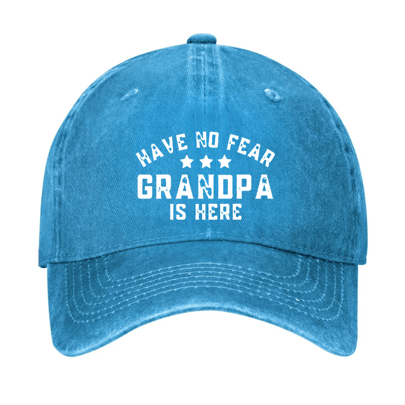 Have No Fear Grandpa Is Here Cap