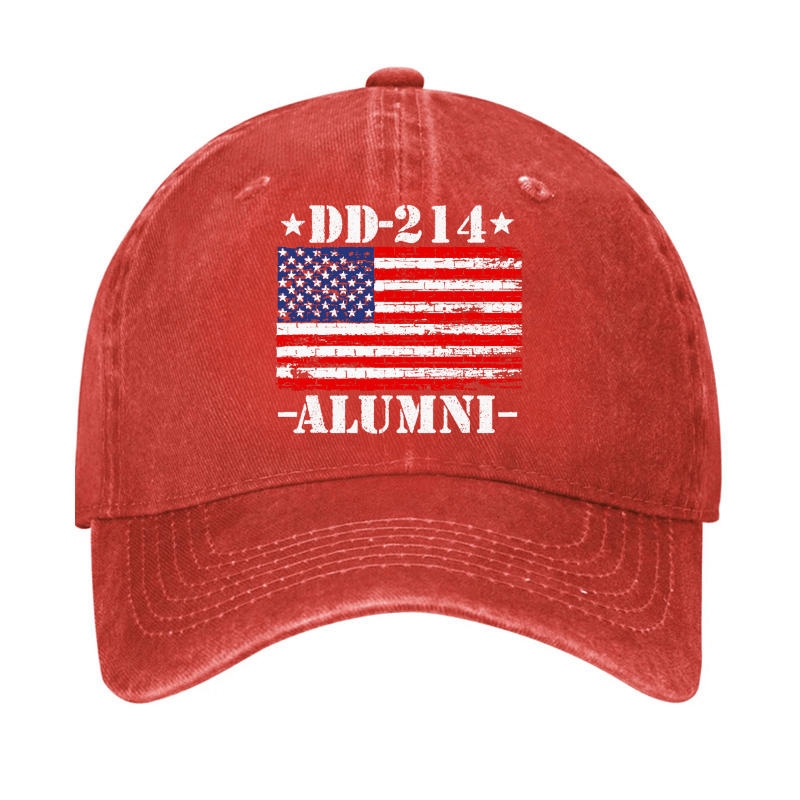 Maturelion DD-214 Alumni Military Veteran American Flag Patriotic Cap