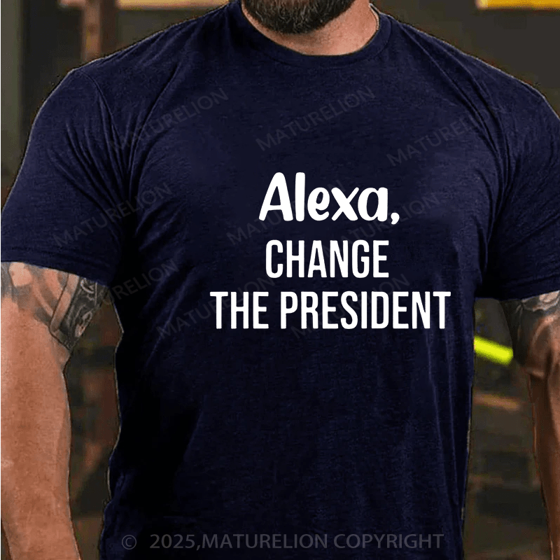 Maturelion Men¡®s T-shirt The President T-Shirt  Cotton T-shirt