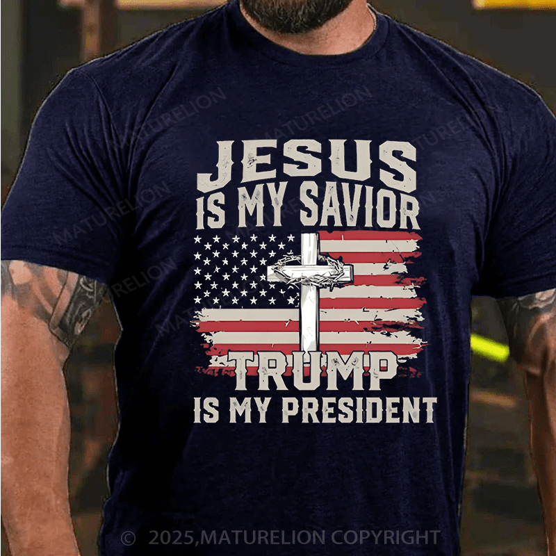 Maturelion Men¡®s T-shirt Trump T-Shirt Design Cotton T-shirt