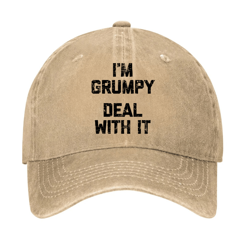 I'm Grumpy Deal With It Cap