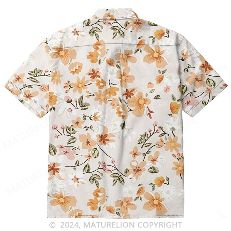 Maturelion Floral short sleeve shirt