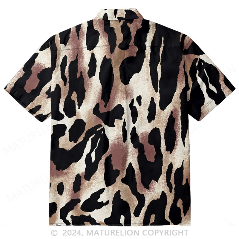 Maturelion Leopard Hawaiian Shirt