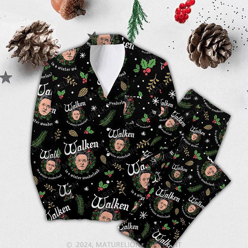 Maturelion Festive Holiday Sleepwear Family Funny Pajamas