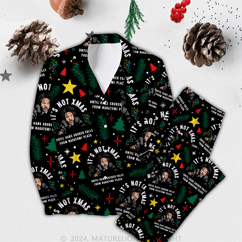 Maturelion Christmas Holly Jolly Family Funny Pajamas