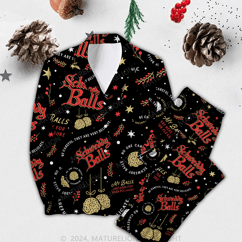 Maturelion Christmas Holly Jolly Family Funny Pajamas