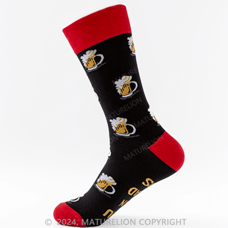 Maturelion Beer Novelty Socks