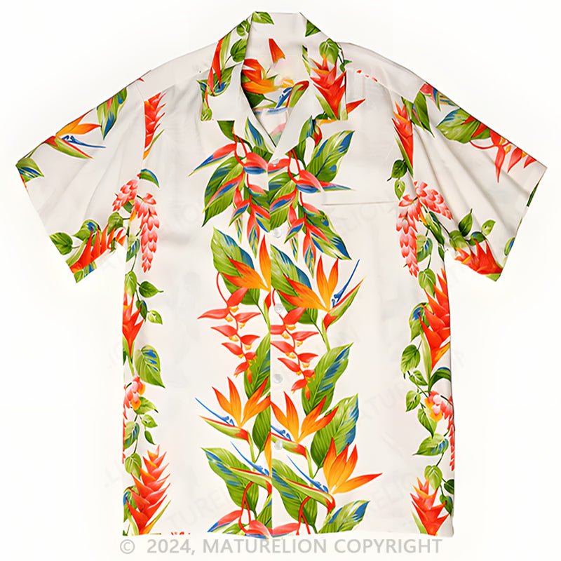 Maturelion Bird of Paradise Hawaii Shirt