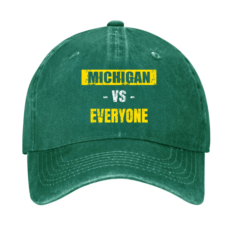 Michigan Vs Everyone Pride Baseball Cap