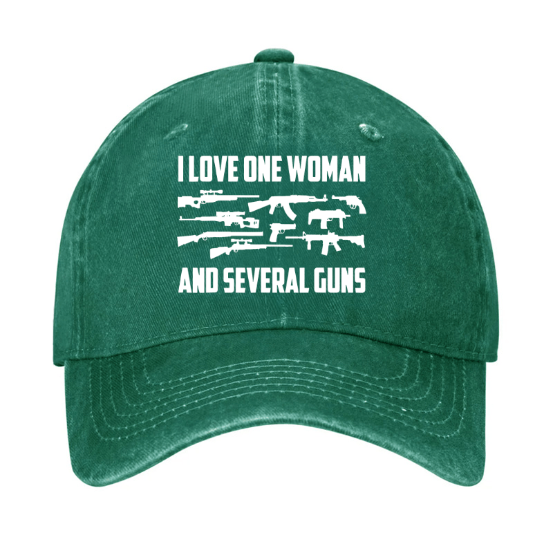 I Love One Woman & Several Guns Cap