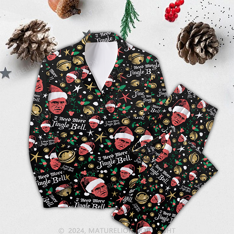 Maturelion Christmas Eve Cozy Funny Pajamas