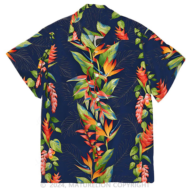 Maturelion Bird of Paradise Hawaii Shirt