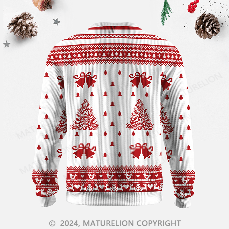 Maturelion OH LOOK! Nobody Gives A Shit Ugly Sweater