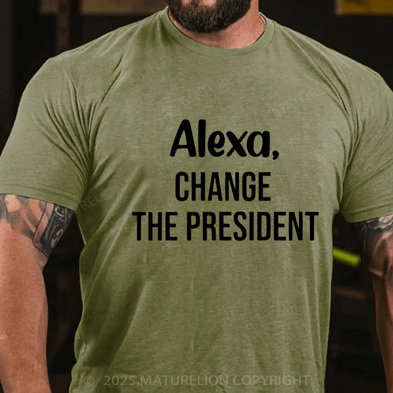 Maturelion Men¡®s T-shirt The President T-Shirt  Cotton T-shirt