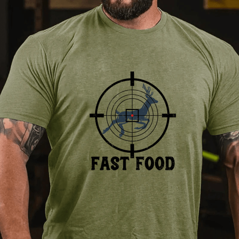 MATURELION FAST FOOD COTTON T-SHIRT