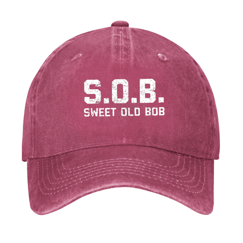 SOB Sweet Old Bob Funny Cap