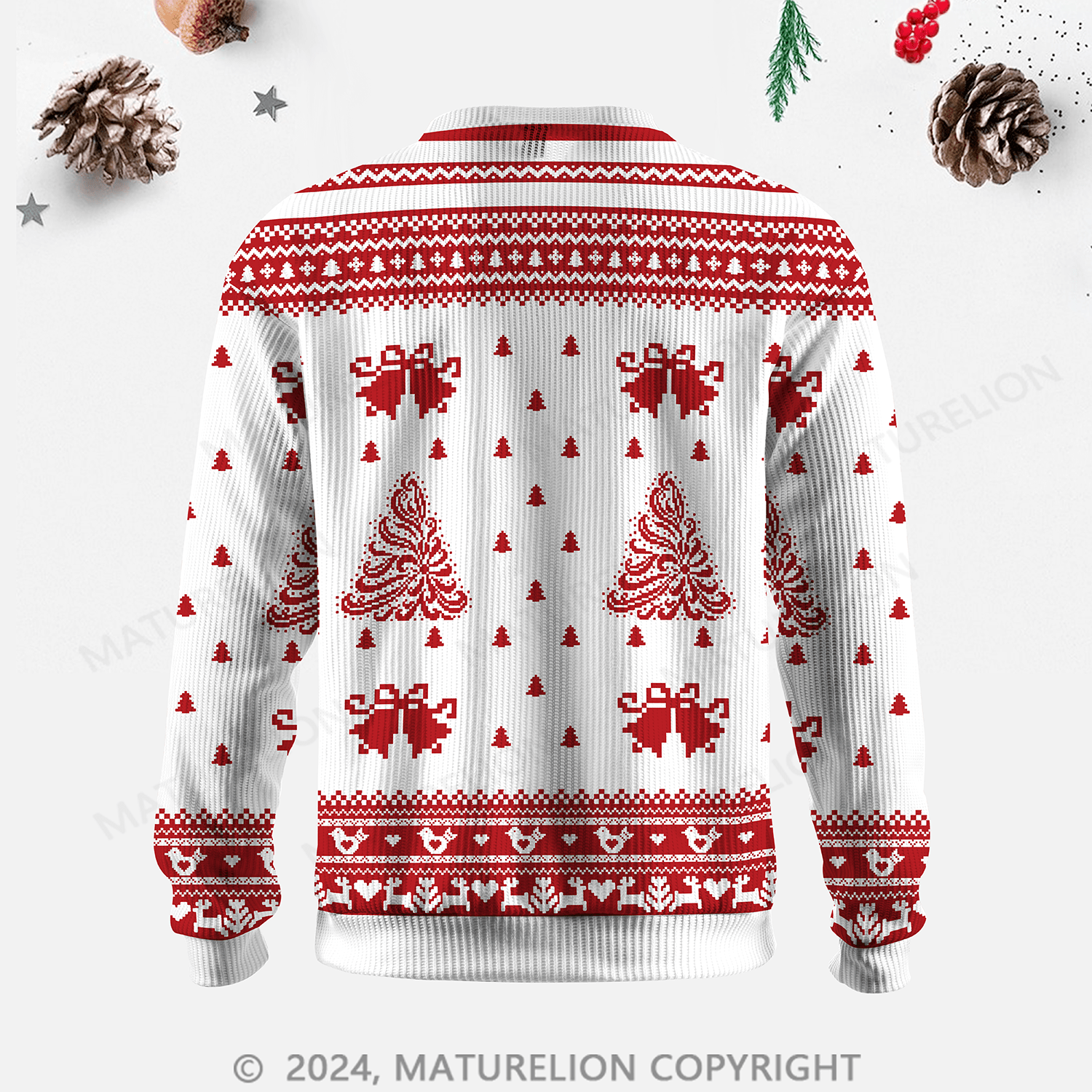 Maturelion I Like Whiskey And Cigars And Maybe 3 People Ugly Sweater