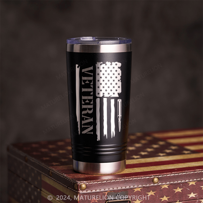 Maturelion Veteran Flag Thermos