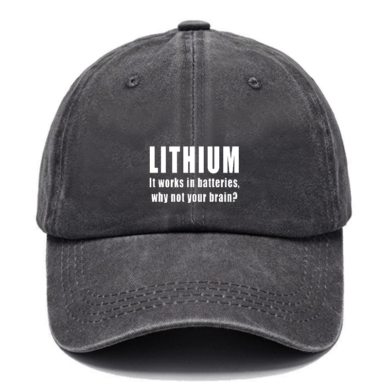 Lithium - It's Works In Batteries Why Not Your Brain Cap