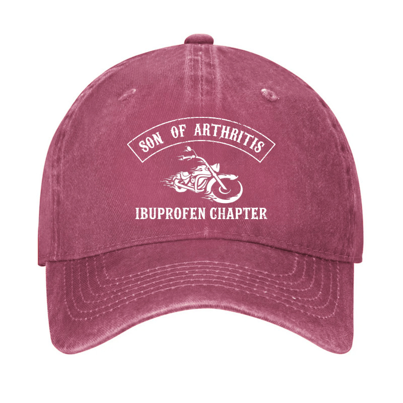 Sons Of Arthritis Ibuprofen Chapter Funny Biker Cap