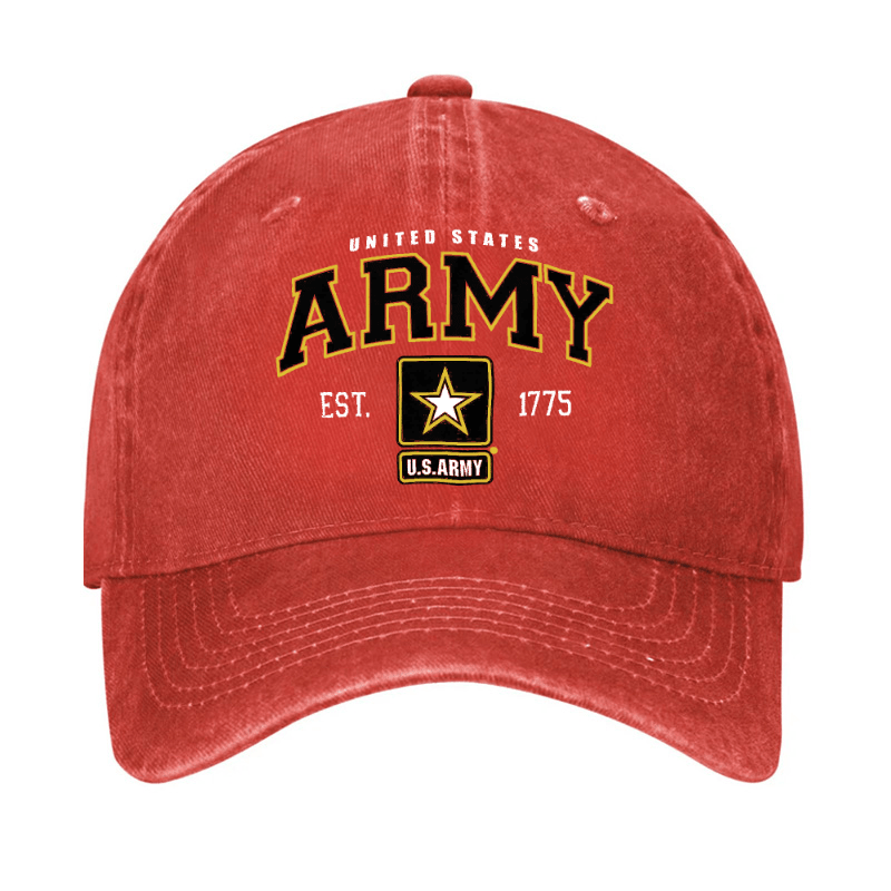 US Army Veteran Pride Military United States Graphic Cap