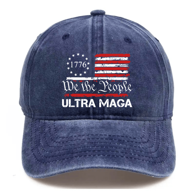 Maturelion 1776 We The People American Flag Ultra Maga Cap