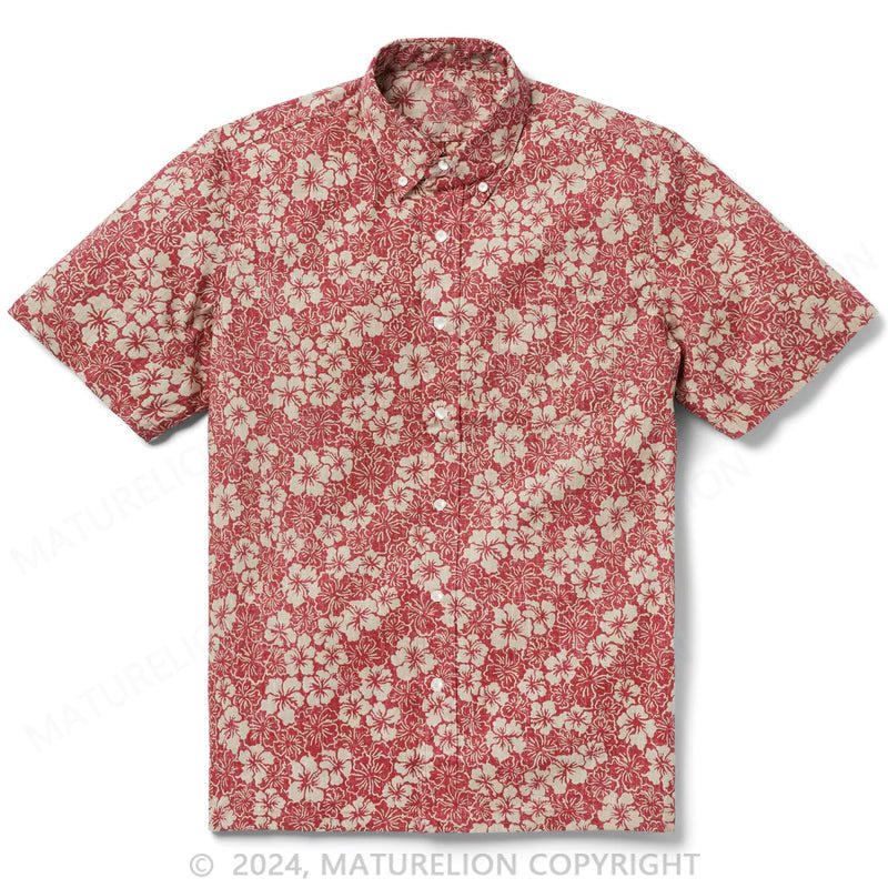 Maturelion Biscus Bounty Hawaiian Shirt