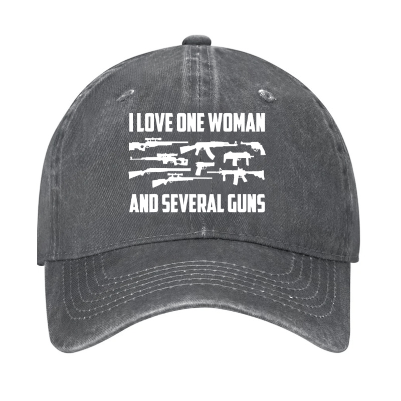 I Love One Woman & Several Guns Cap