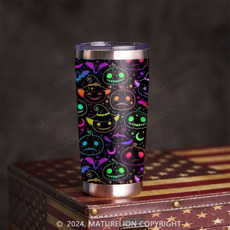 Maturelion Blacklight Halloween Tumbler 20oz