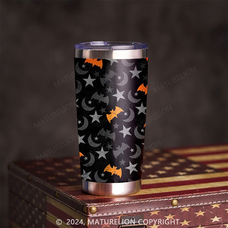 Maturelion Custom Bat Halloween Tumbler