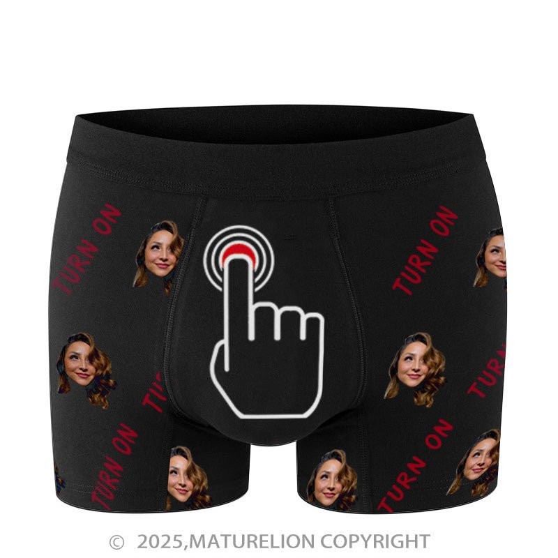 Maturelion Men's Boxers Custom Design Fantasy Underwear