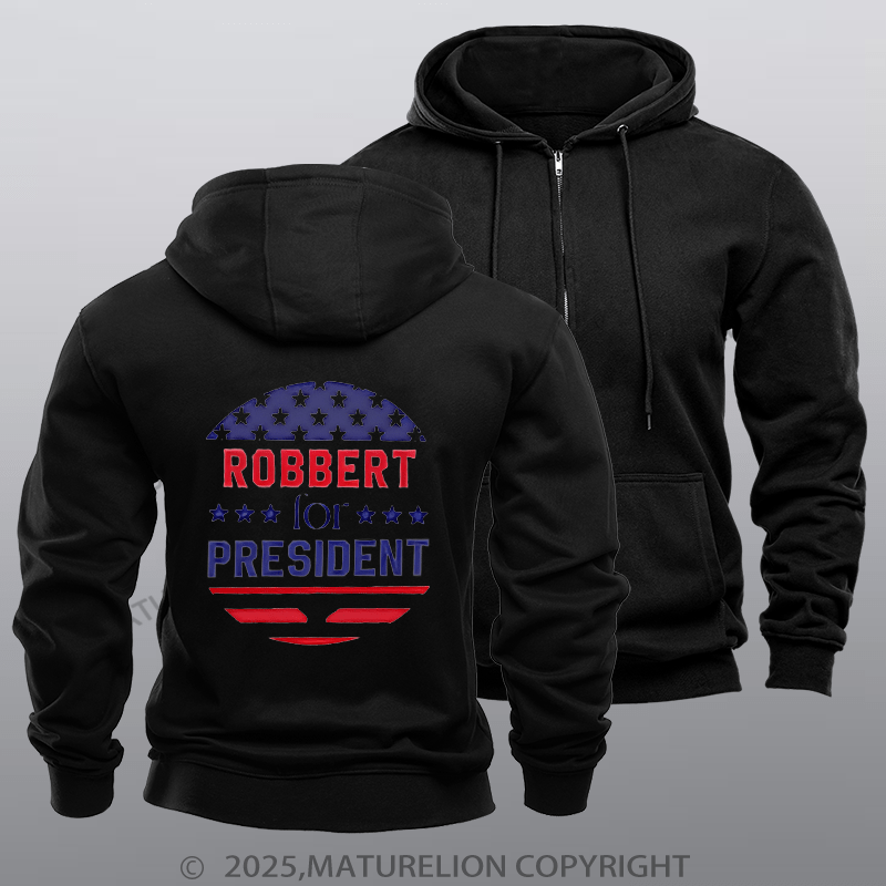 Maturelion  Men's Hoodie Personalized Election Hoodie  Zipper Hoodie