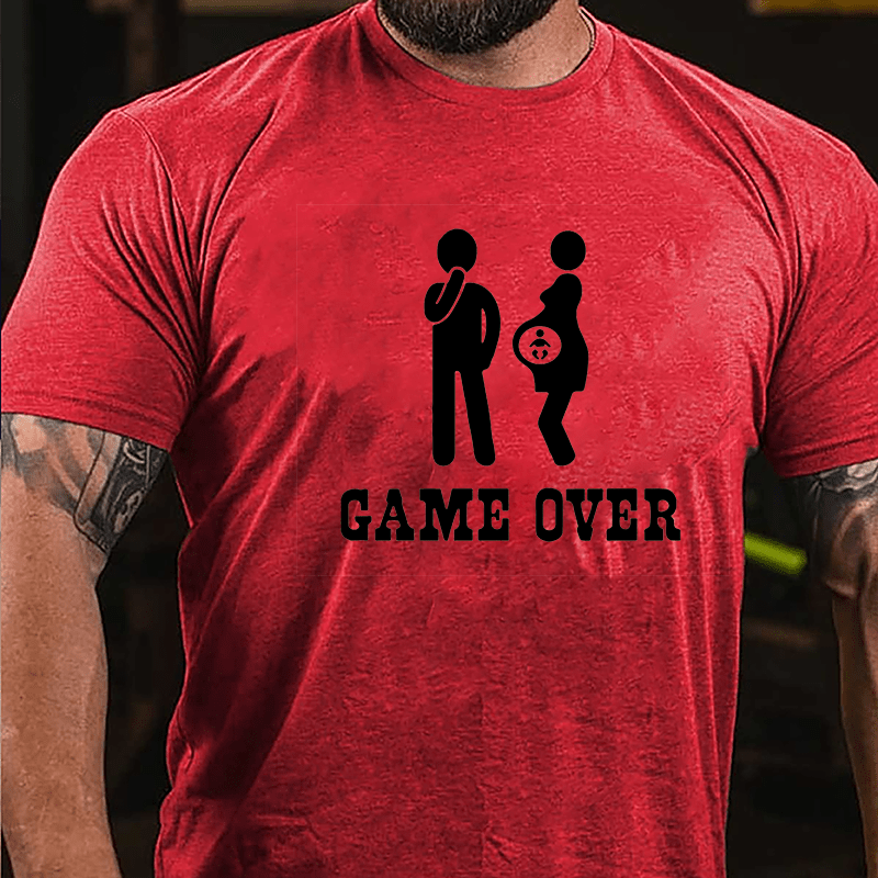 Game Over Funny Cotton T-shirt