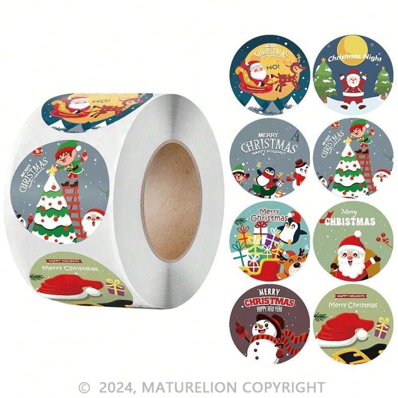 Maturelion 2024  Vintage Christmas Stickers