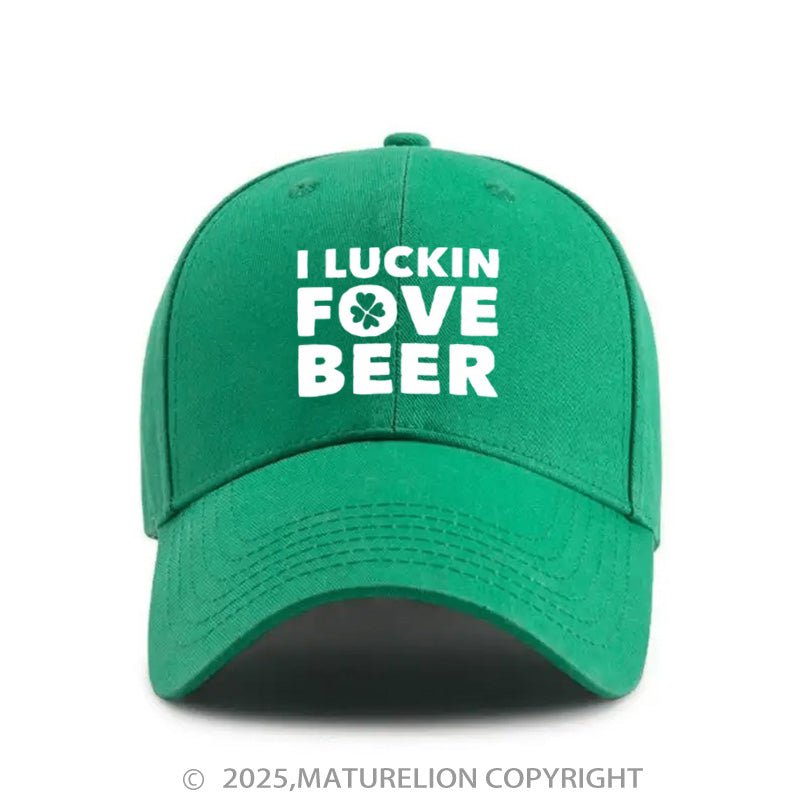 Maturelion St. Patrick's Cheer Print Cap