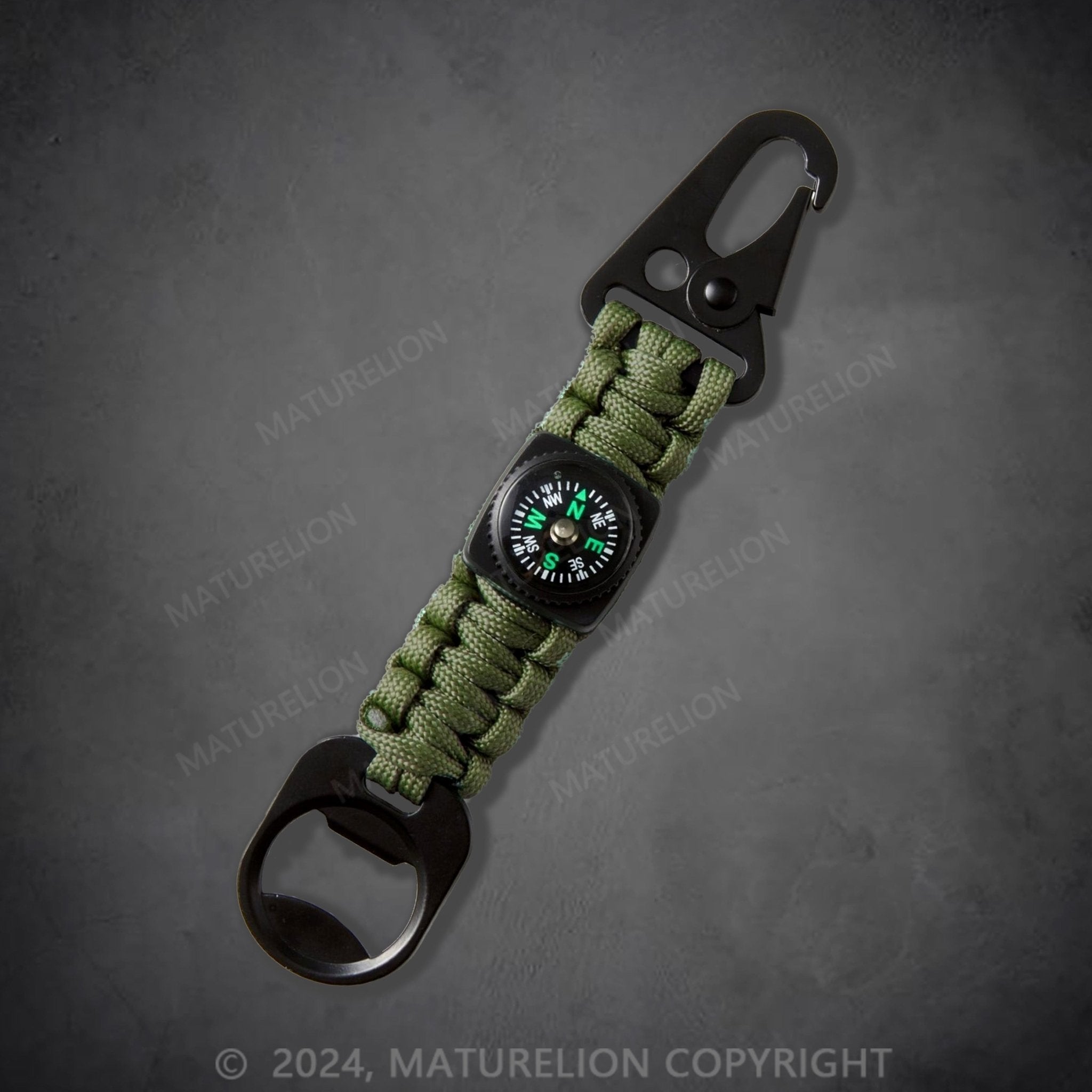 Maturelion Premium Paracord Outdoor Survival Compass