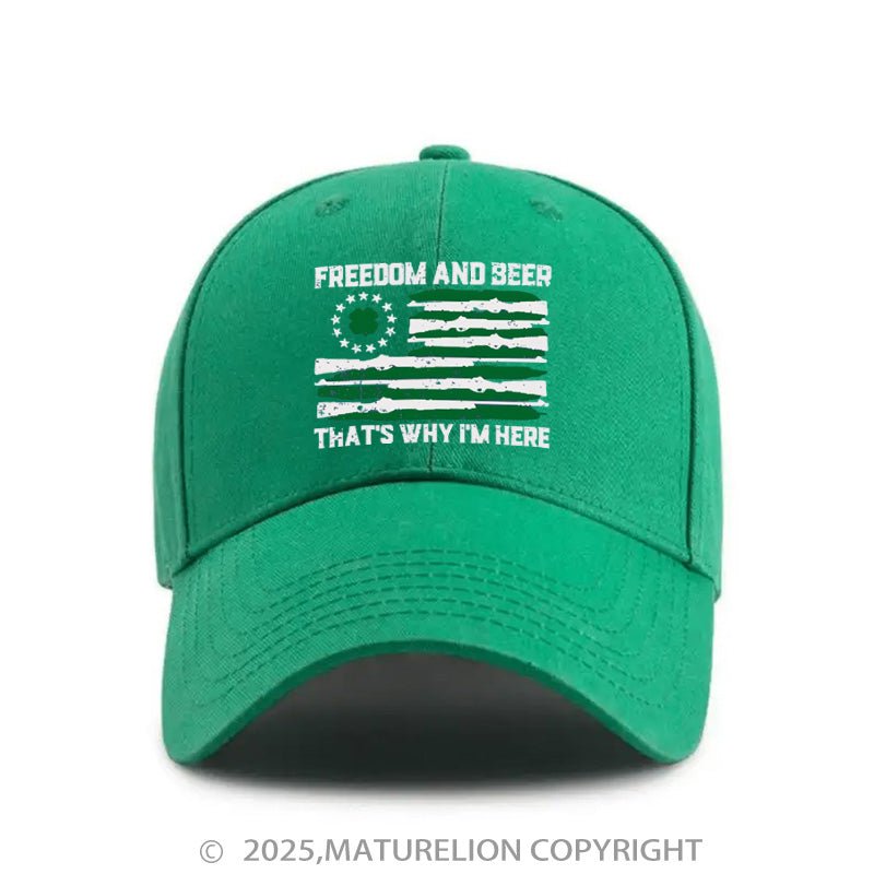 Maturelion St. Patrick's USA Flag Cap