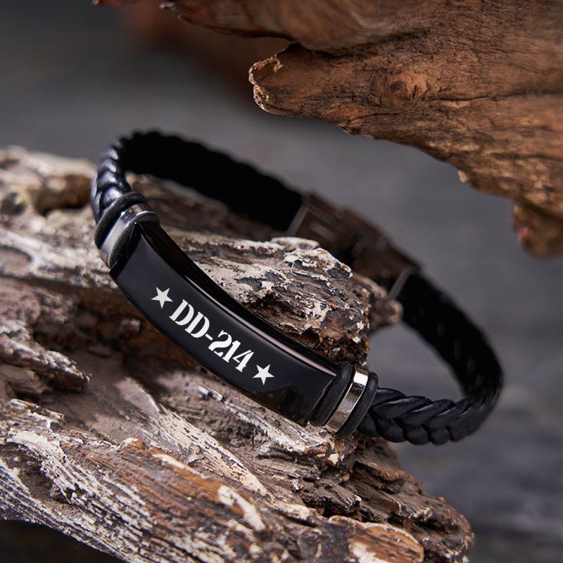 Maturelion DD214 Mens Bracelet Leather