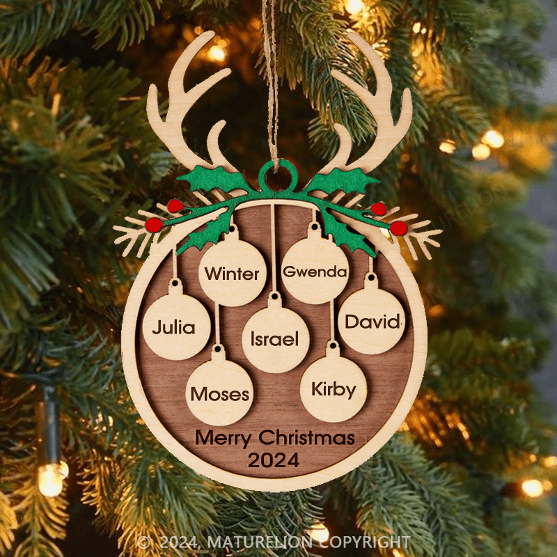 Maturelion Family Custom Family Ornament