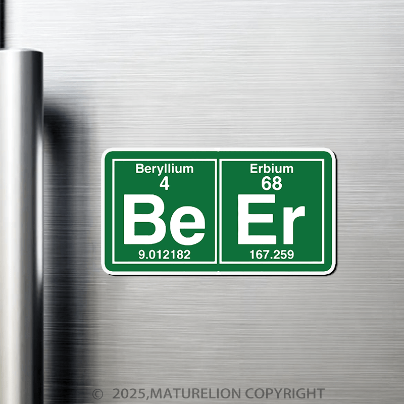 Maturelion Element of Beer Fridge Magnet