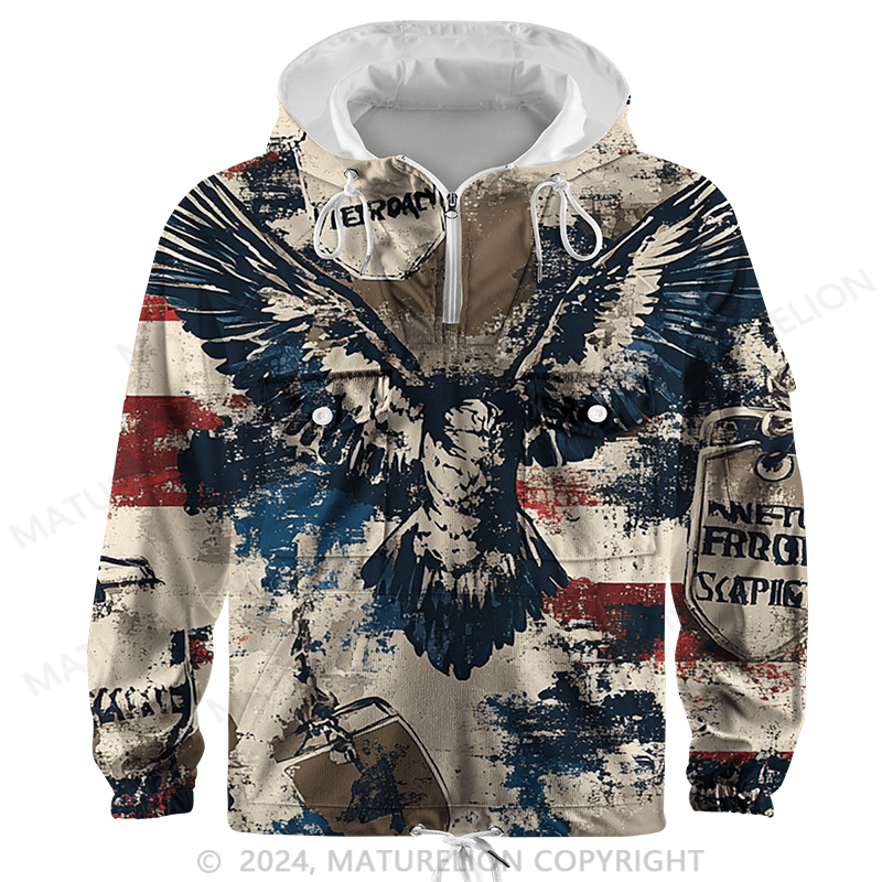 Maturelion 3D Veteran Pride Hoodie