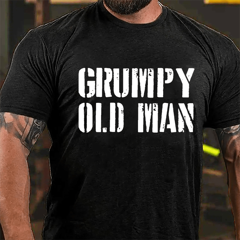 Grumpy Old Man Cotton T-shirt