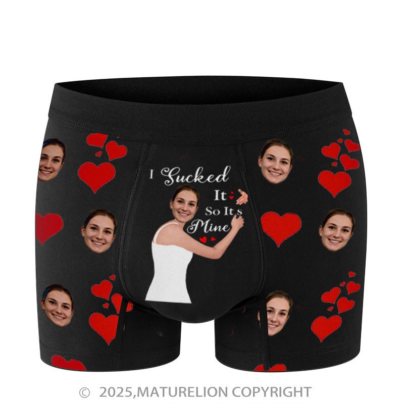 Maturelion Men's Boxers Customizable Photo Underwear