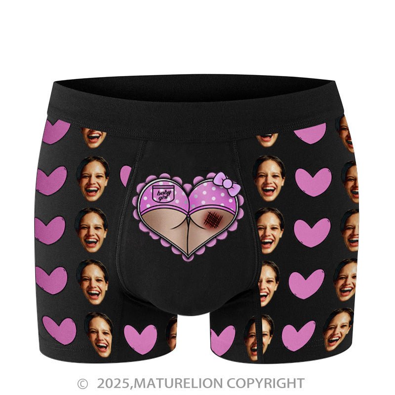 Maturelion Men's Boxers Custom Image Underwear